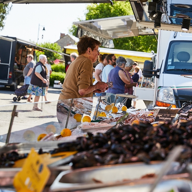 Photo marché local de Vitré